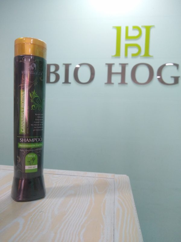 SHAMPOO DE CANNABIS  Y BIOTINA, VELBELLEZA